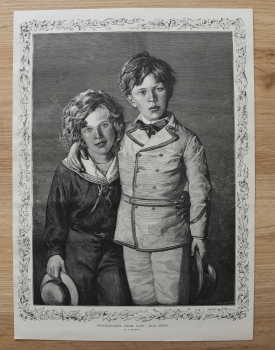 Holzstich J Thomson 1885 Photographie aus dem Leben unsere Jungs